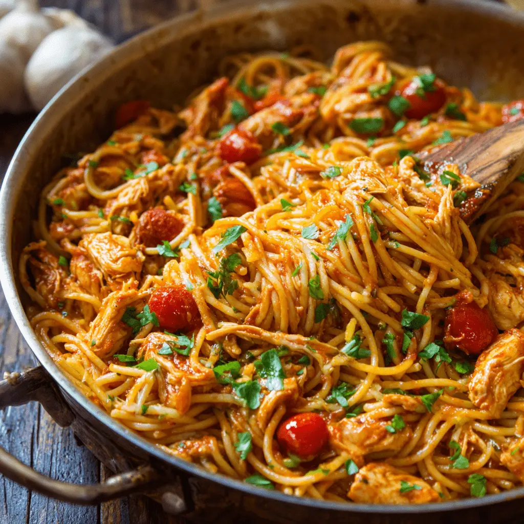 cooking chicken spaghetti