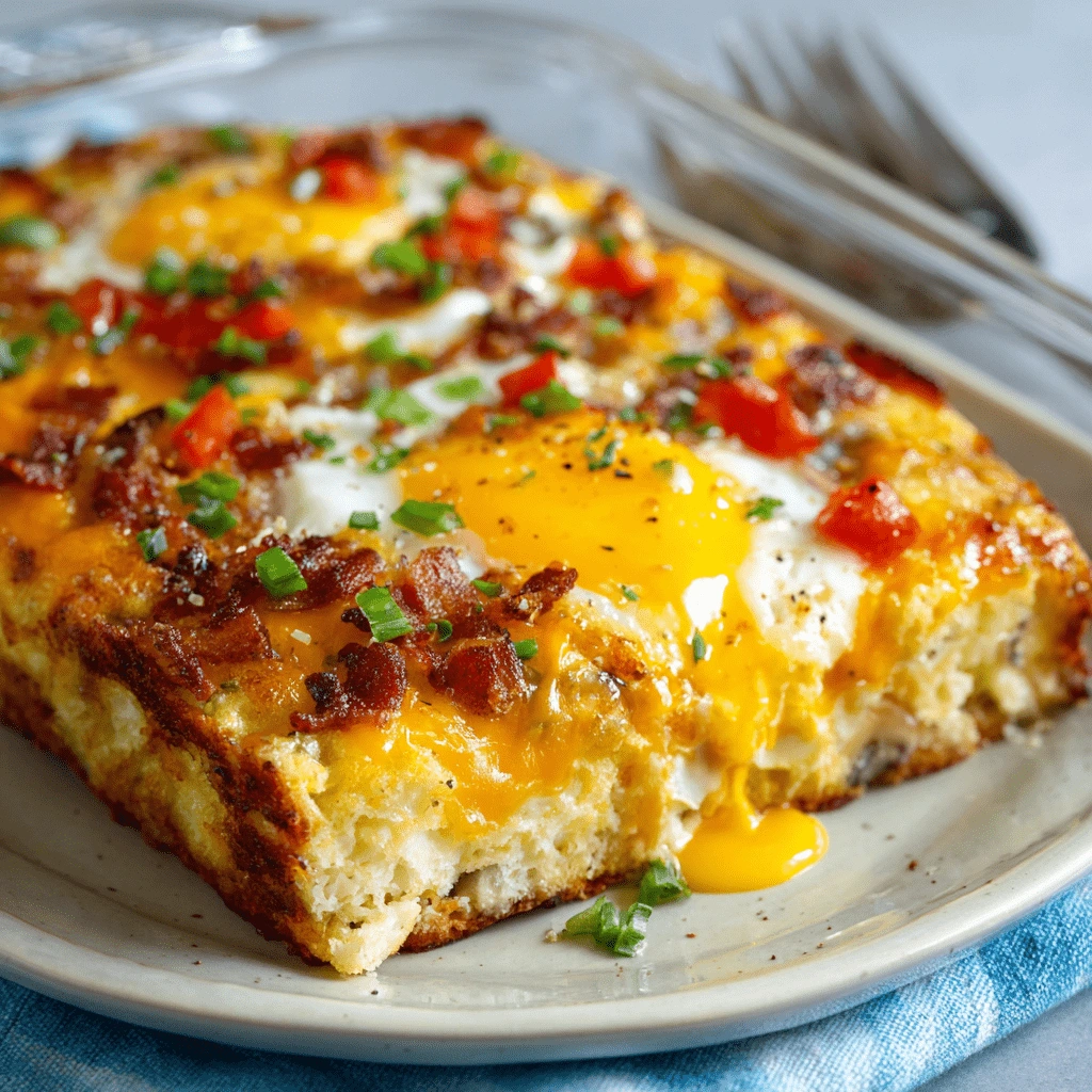 closed photography of casserole breakfast