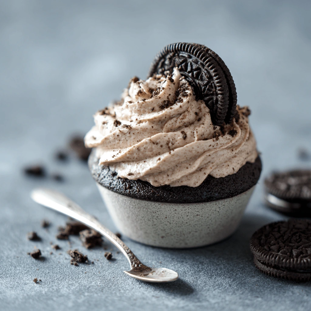 oreo frosting  cupcake