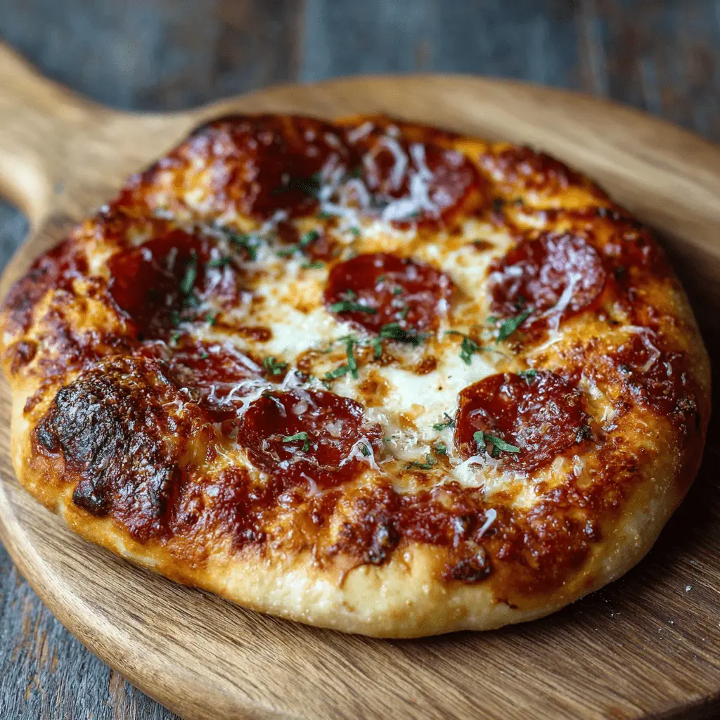 baked pizza dough 