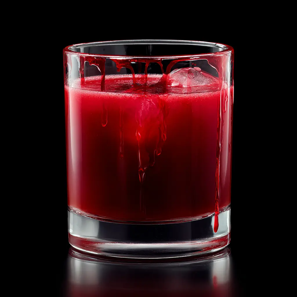 Bloody Elixir Cocktail Recipe 4 Bloody Elixir Cocktail in simple glass