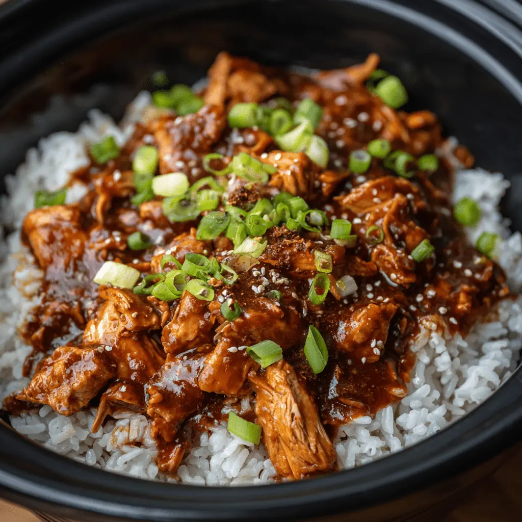 Crock Pot Bourbon Chicken — Tender, Juicy & Full of Flavor 4 bourbon chicken
