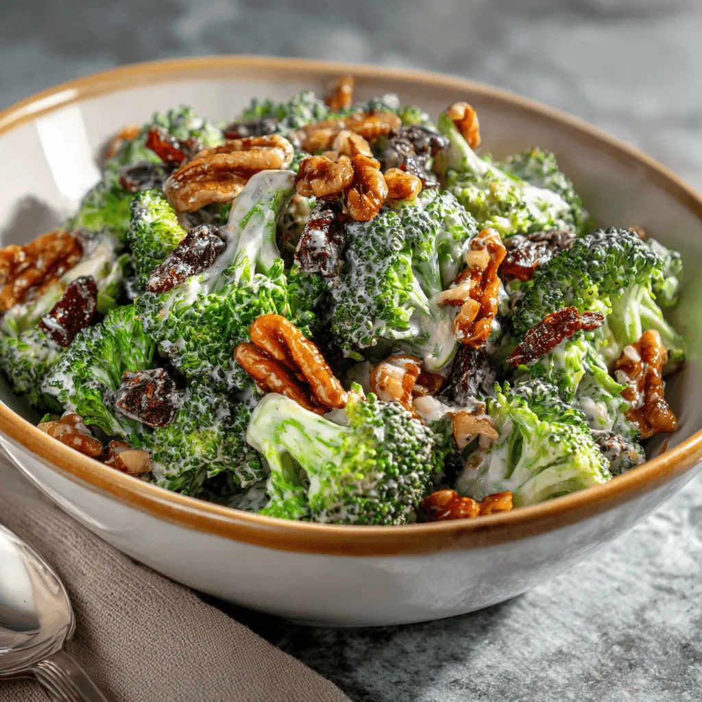 Amish Broccoli Salad — A Crunchy, Creamy & Old-Fashioned Family Favorite! 2 Broccoli Salad