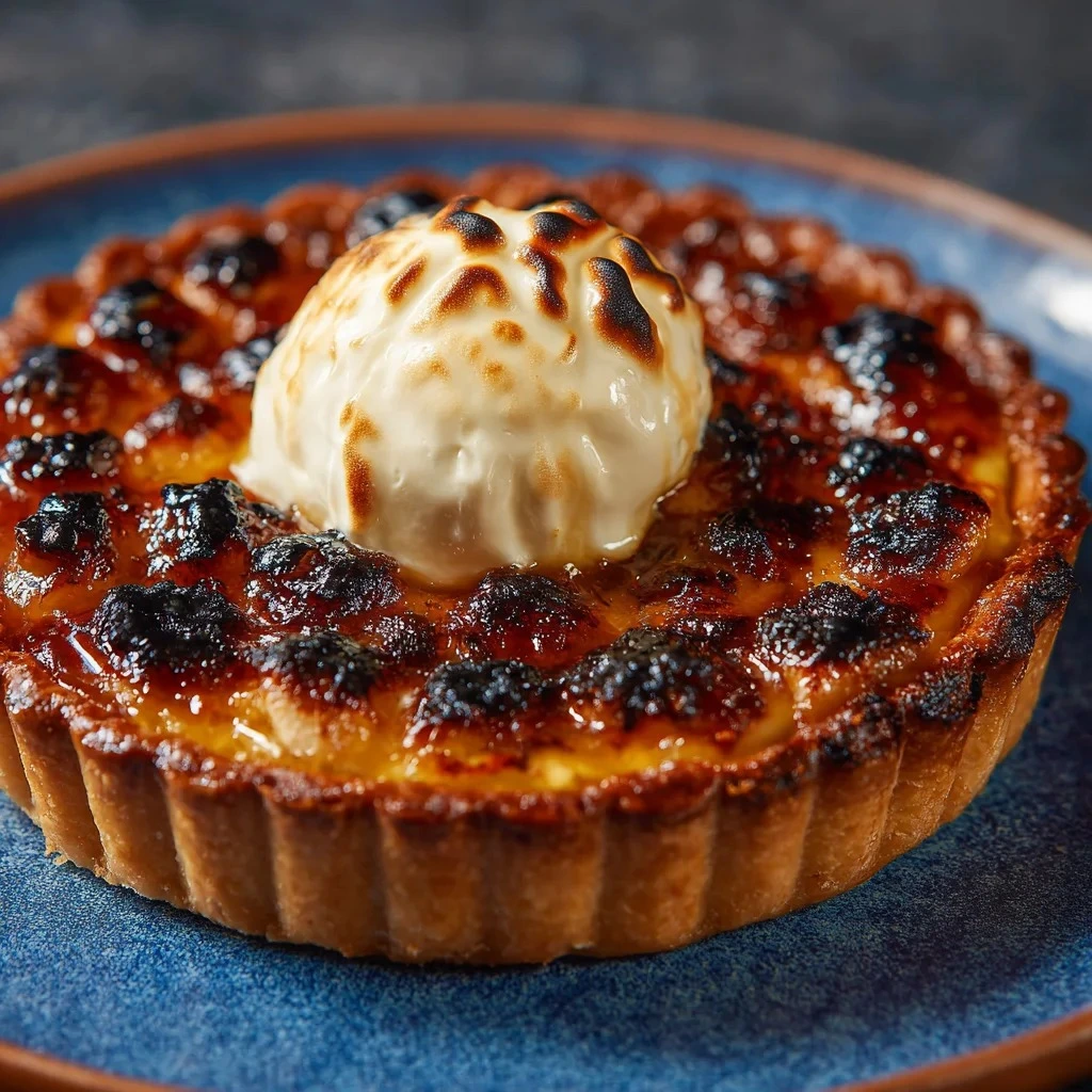 Burnt Honey Pie with Deep Caramel Flavor