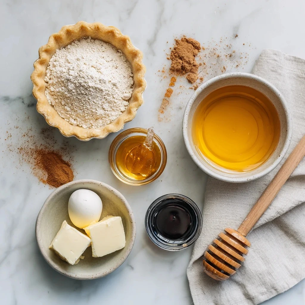 Burnt Honey Pie recipe ingredients