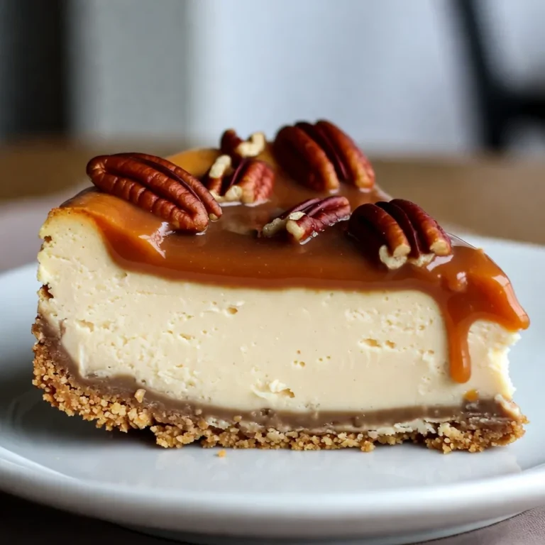 Pecan Caramel Cheesecake