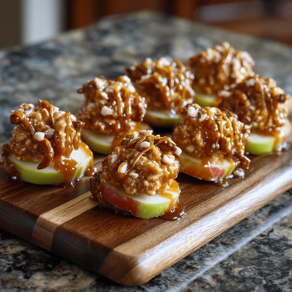Delicious Caramel Apple Pretzel Bites Recipe 2 caamel apple bites