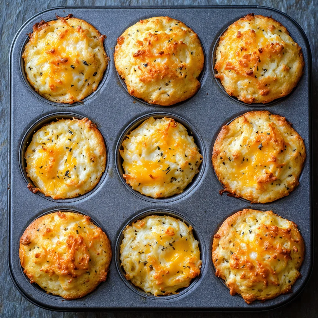 Adding garlic and cheese to muffin batter