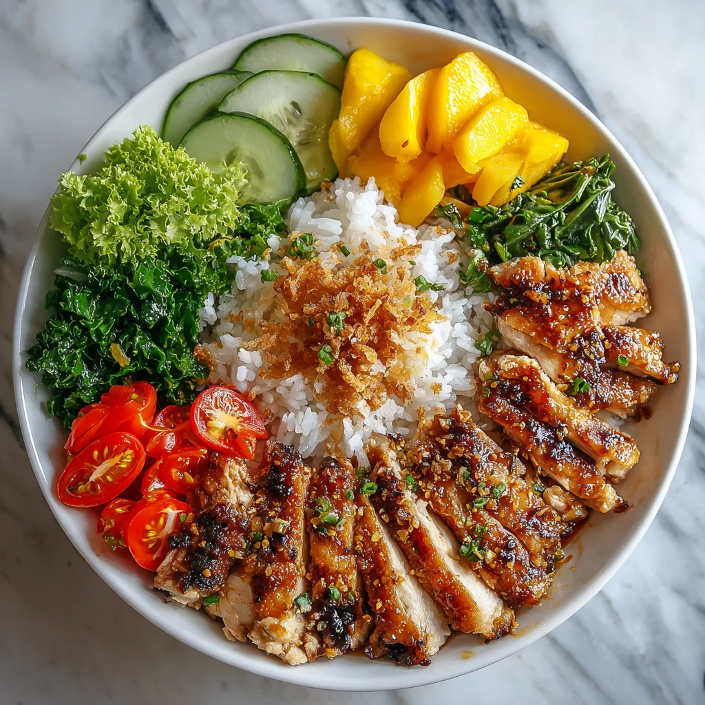 Coconut Chicken Rice Bowl