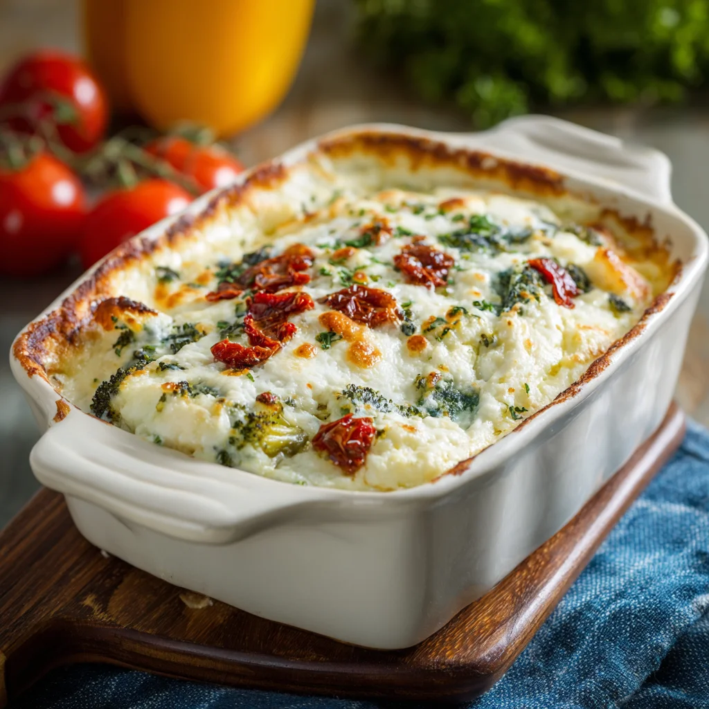 Cottage Cheese Veggie Bake