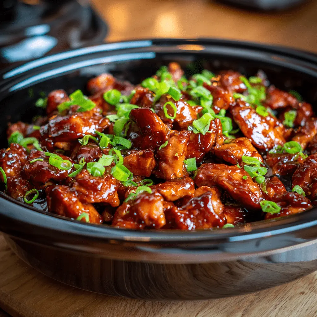 Crock Pot Bourbon Chicken — Tender, Juicy & Full of Flavor 2 crock pot bourbon