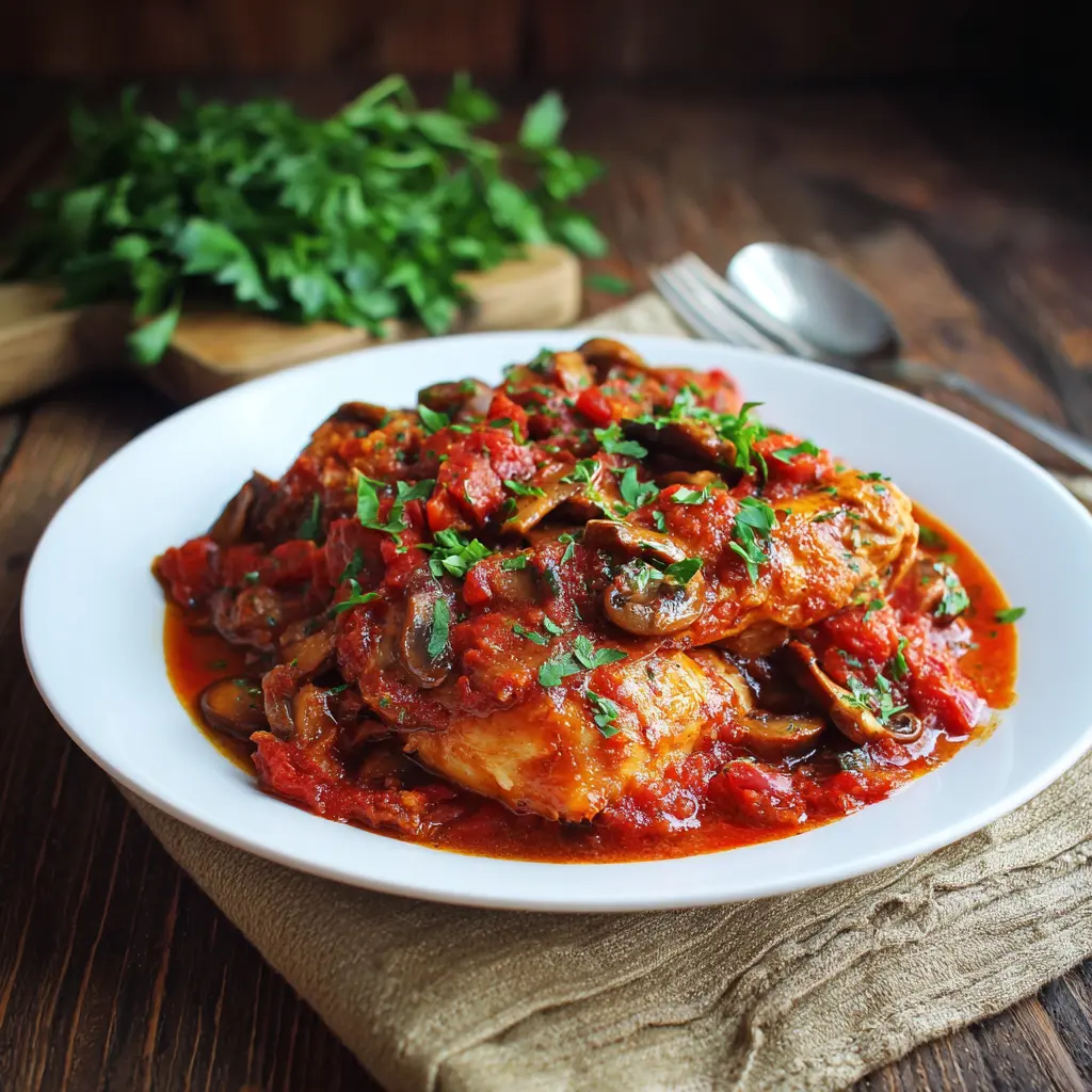 Slow-Cooked Crockpot Chicken Cacciatore 5 Crockpot Chicken Cacciatore