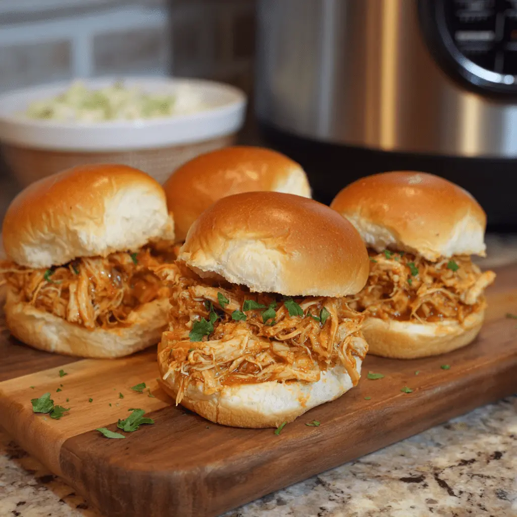 Family-Favorite Crockpot Chicken Sliders