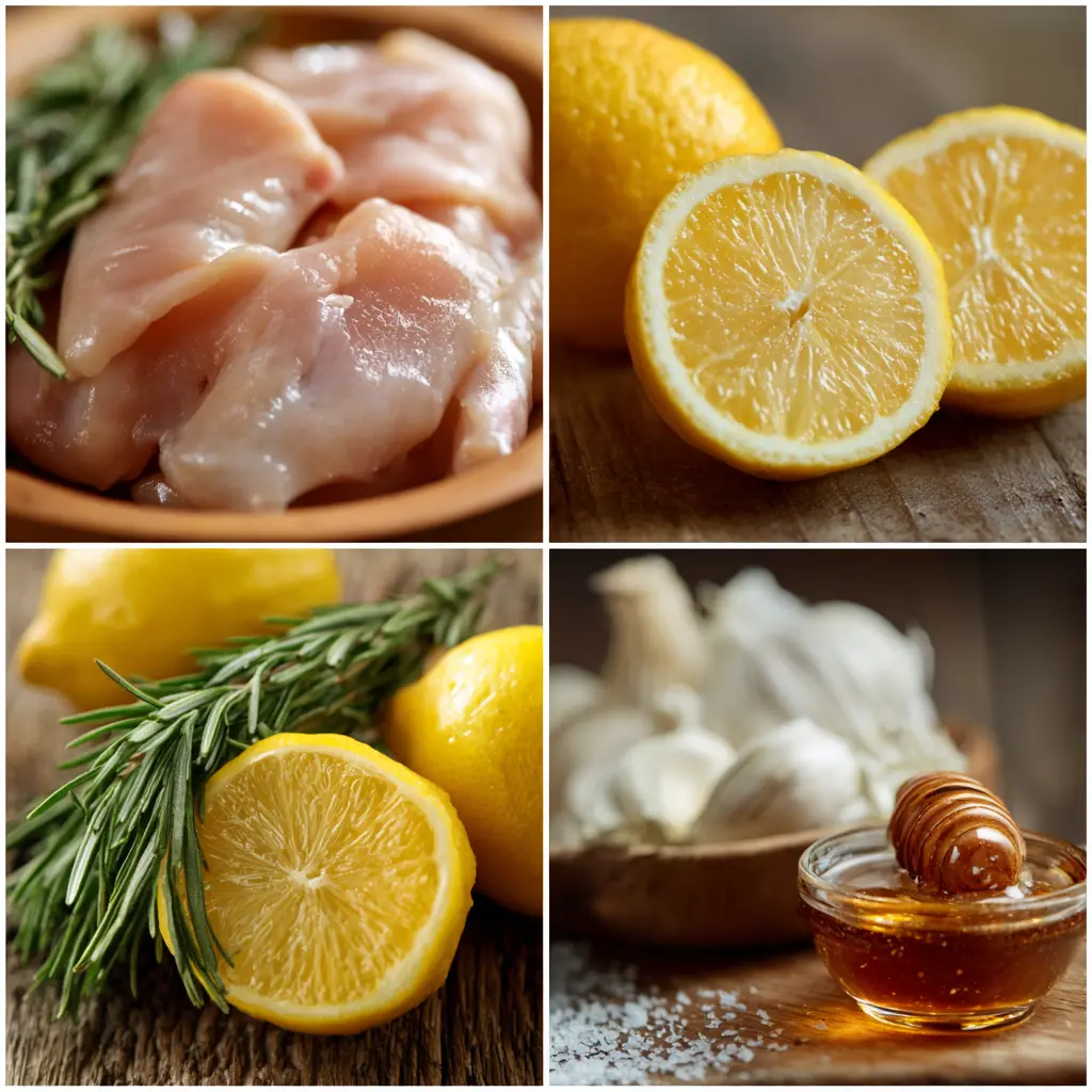 Crockpot Honey Lemon Chicken ingredients
