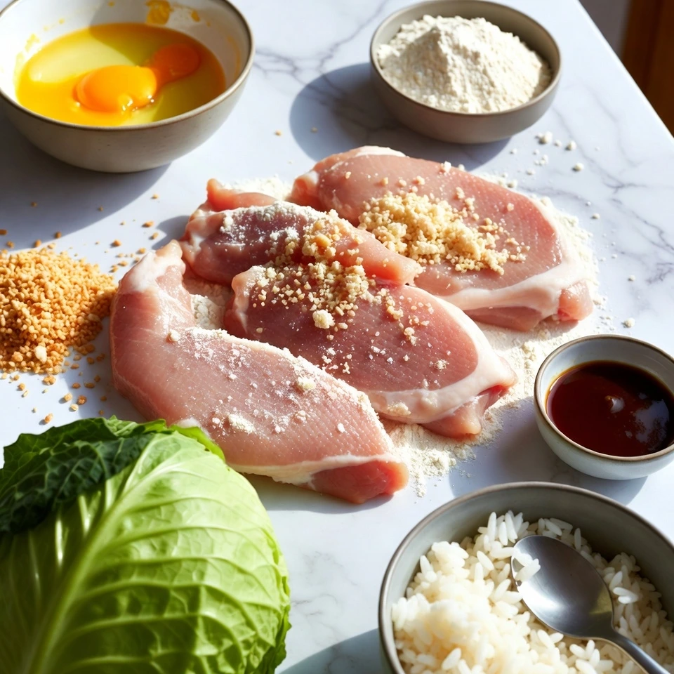 Crispy Chicken Katsu Bowls That Turn Everyday Dinner into Something Special 3 Crispy Chicken Katsu ingredients