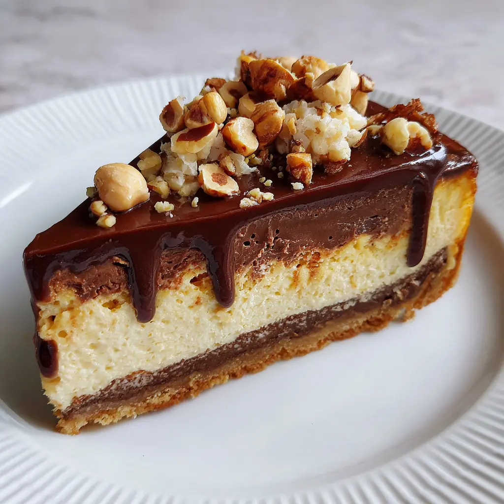 Creamy Nutella Cheesecake 2 Creamy Nutella Cheesecake