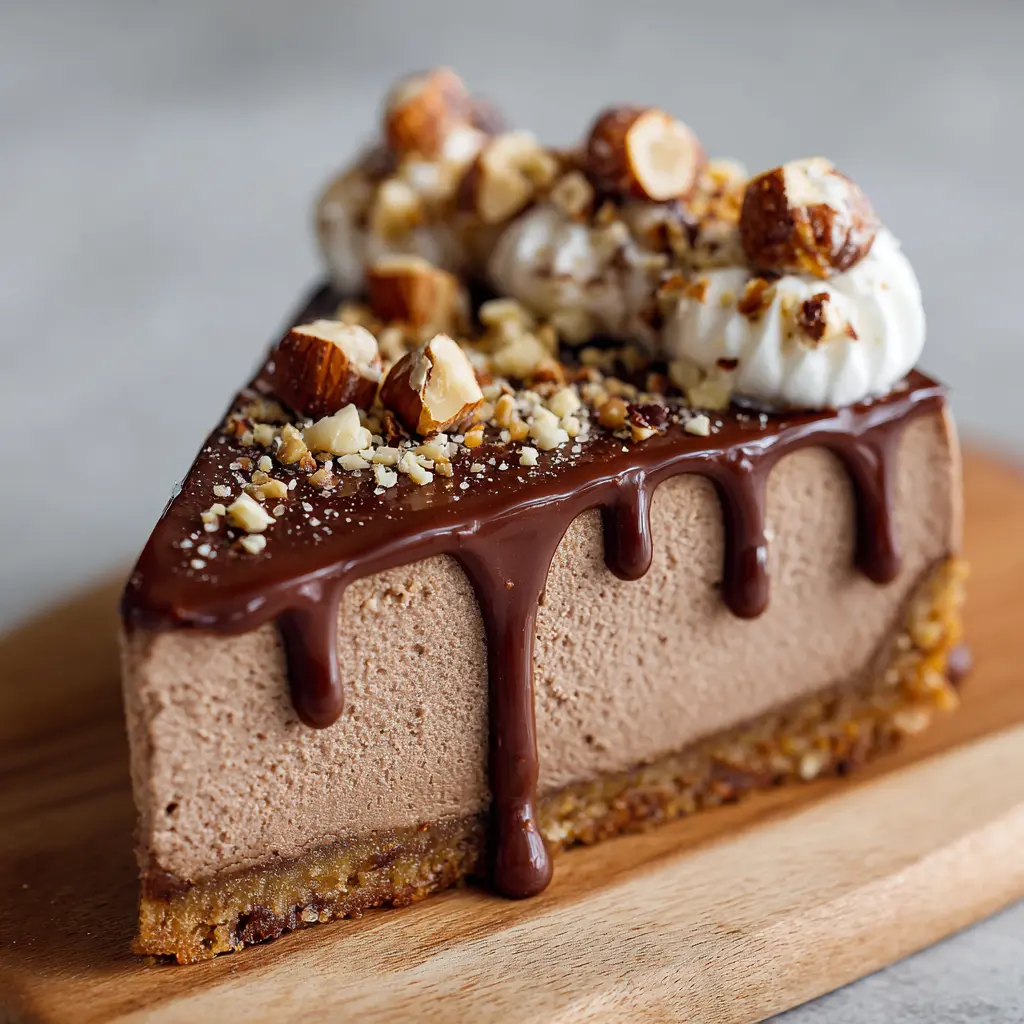 Creamy Nutella Cheesecake 4 Creamy Nutella Cheesecake
