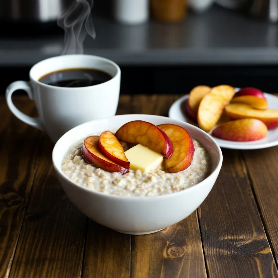 Oatmeal Apple Breakfast – Warm, Cozy, and Perfect for Slow Mornings 6 Oatmeal apple breakfast ready to serve