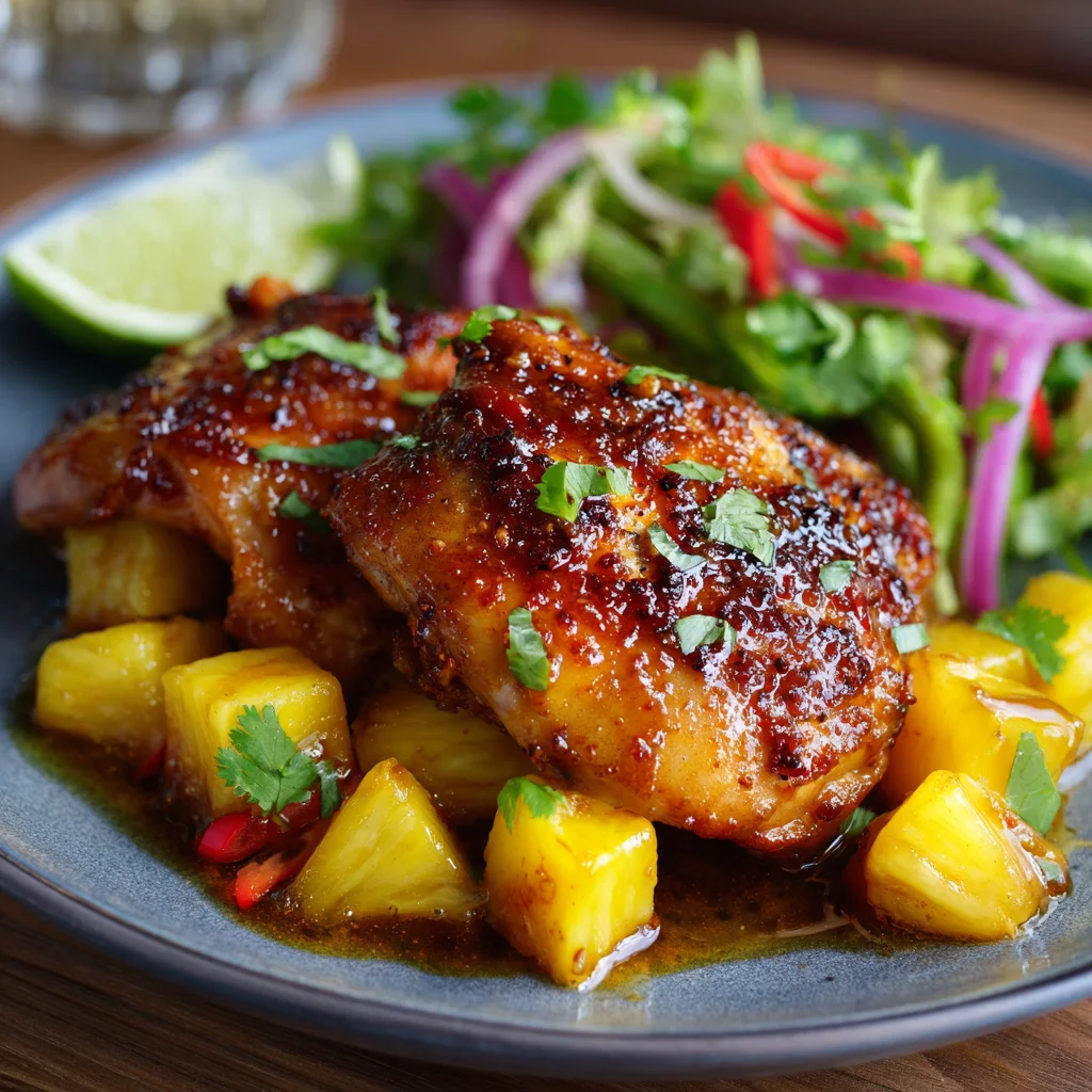Pineapple Mango Glazed Chicken – Sticky, Tropical, and Full of Sunshine Flavor 1 Pineapple Mango Glazed Chicken
