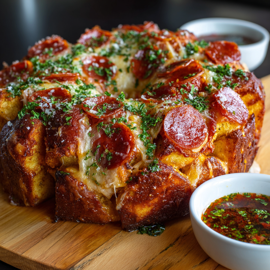 Pizza Monkey Bread –Cheesy