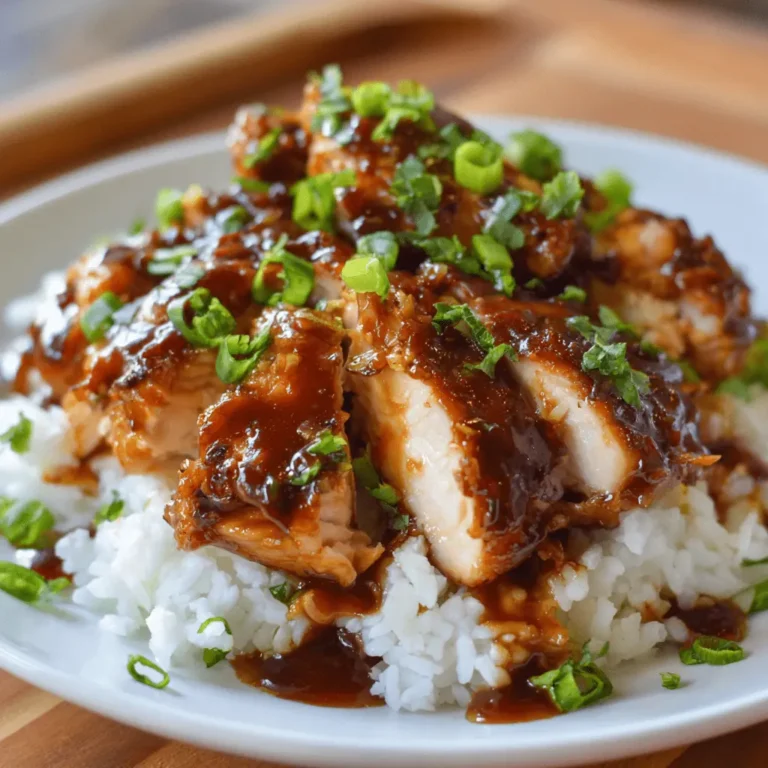 pot bourbon chicken with bowled rice
