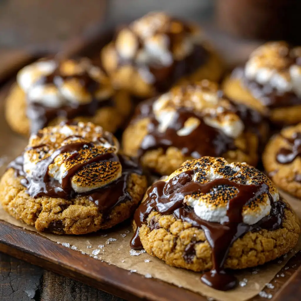 Pumpkin Smores Cookies 2 Pumpkin Smores Cookies picture