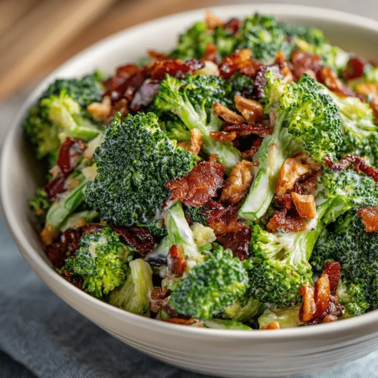 Amish Broccoli Salad in bowl