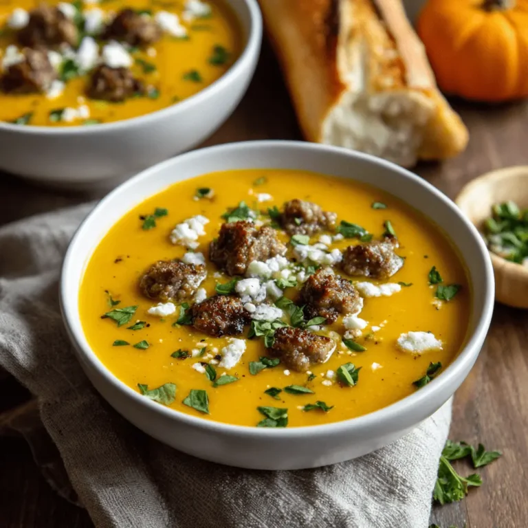Italian Sausage Butternut Squash Soup