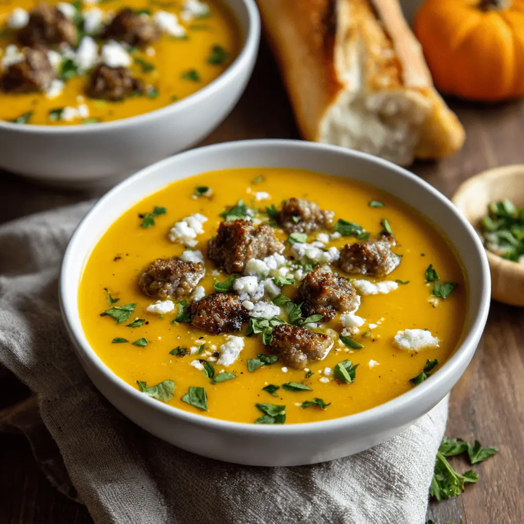 Italian Sausage Butternut Squash Soup 4 Italian Sausage Butternut Squash Soup