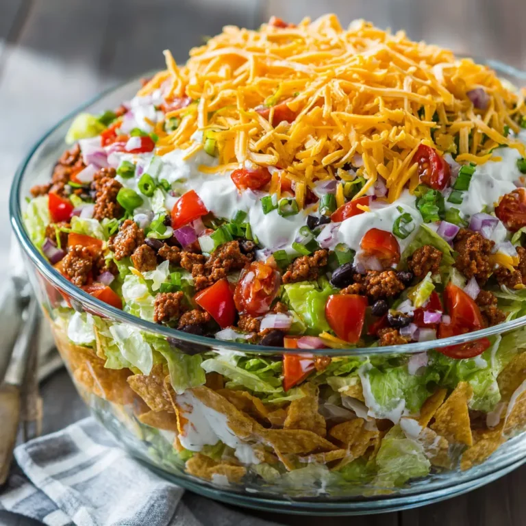 seven layer taco salad