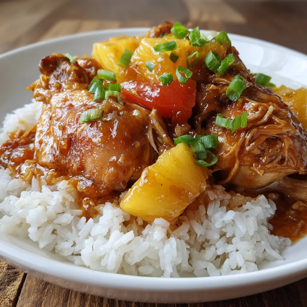 Sweet Hawaiian Crockpot Chicken