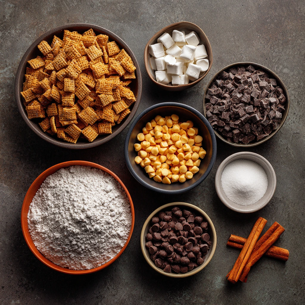 Thanksgiving Puppy Chow Recipe ingredients 