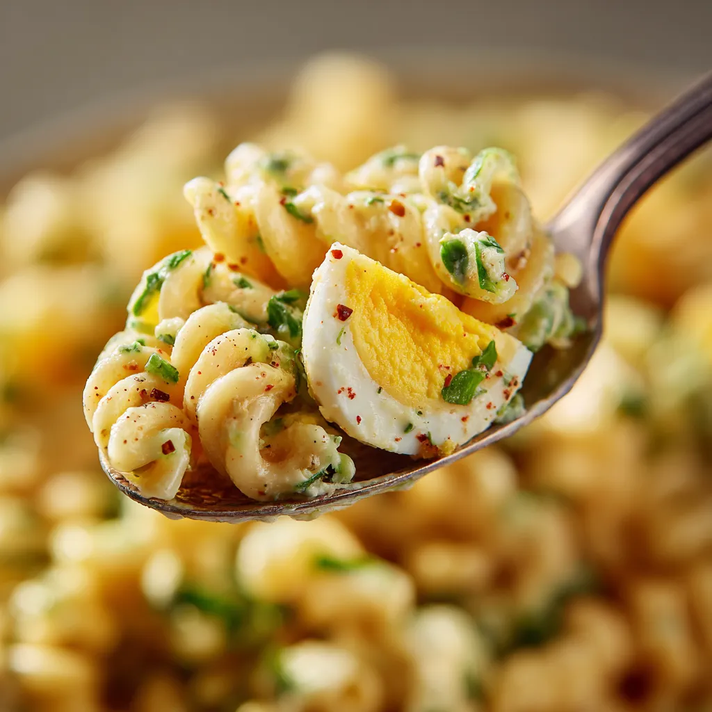 Deviled Egg Pasta Salad