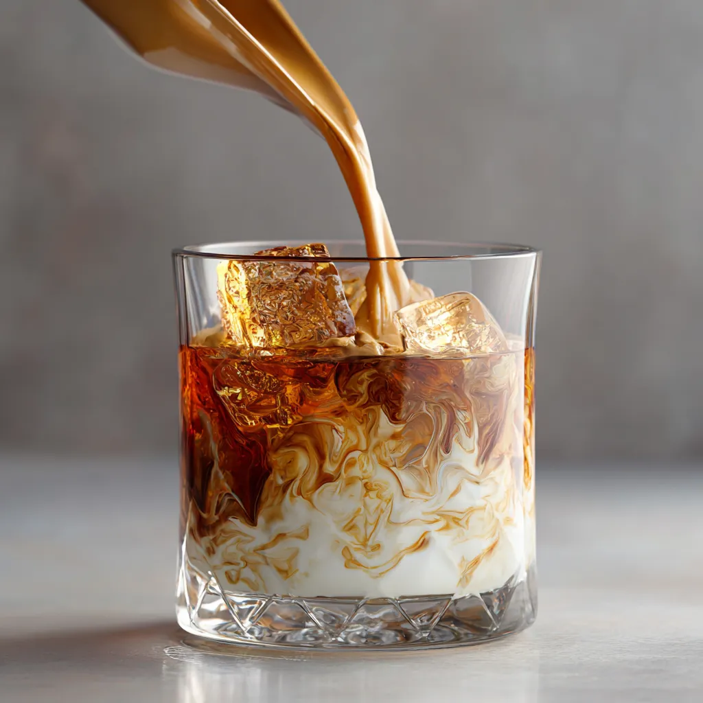 Pumpkin Spice White Russian Recipe 4 Pumpkin Spice White Russian making