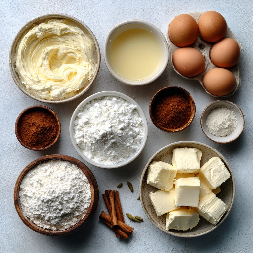 ingredients used in recipe Vanilla Cheesecake Bars