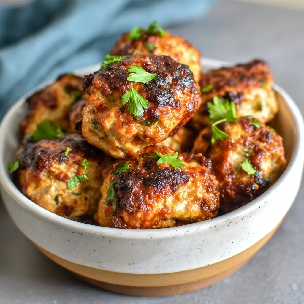 Air Fryer Turkey Meatballs 2 air fryer meatballs
