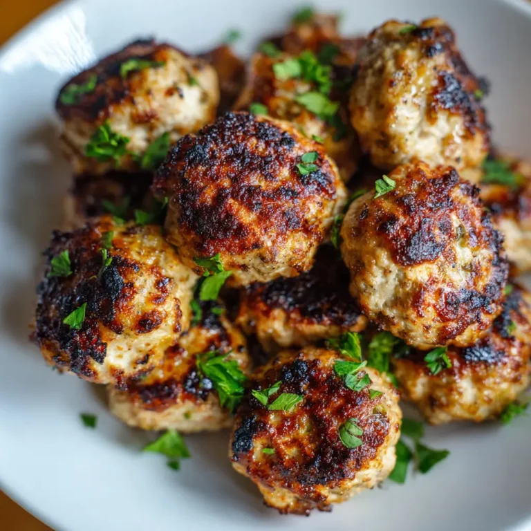 air fryer turkey meatball