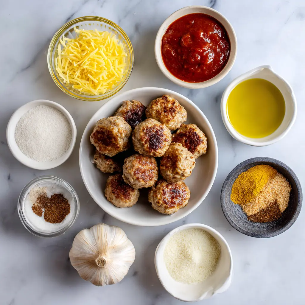 Air Fryer Turkey Meatballs 3 ingredients of air fryer meatball