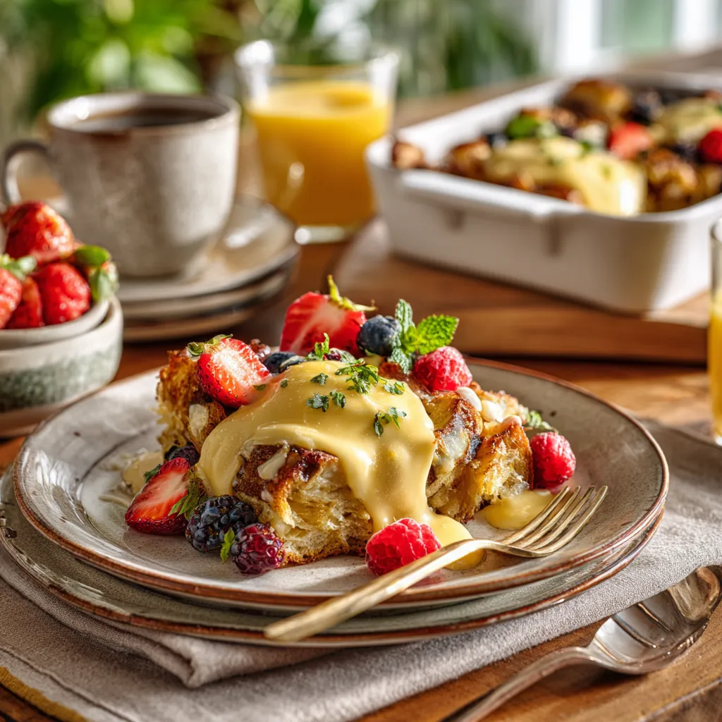 Eggs Benedict Casserole That Turns a Brunch Classic into an Easy Comfort Bake 5 Eggs Benedict Casserole serving