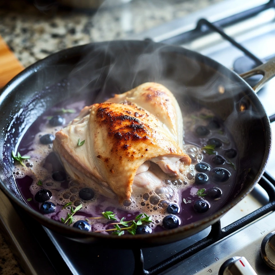 Blueberry Thyme Chicken That Feels Elegant, Savory, and Comforting 3 Blueberry Thyme Chicken