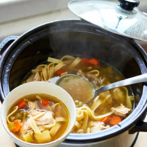 Crockpot Chicken Noodle Soup
