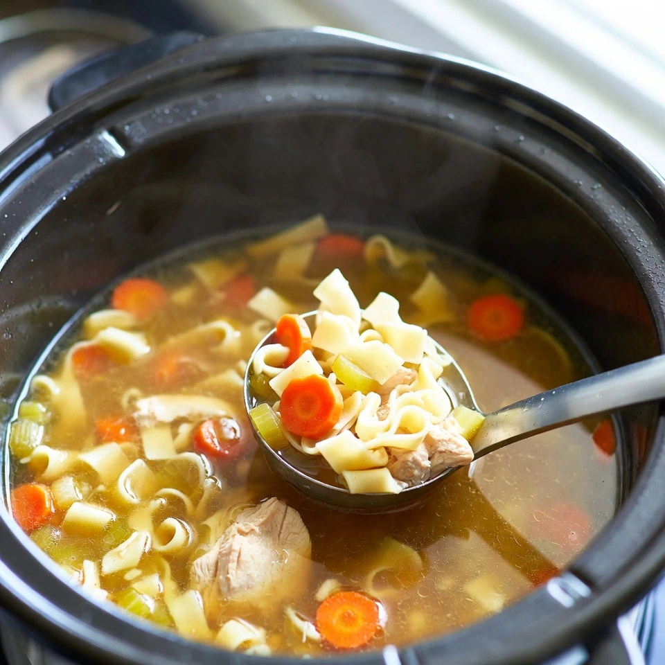 Crockpot Chicken Noodle Soup
