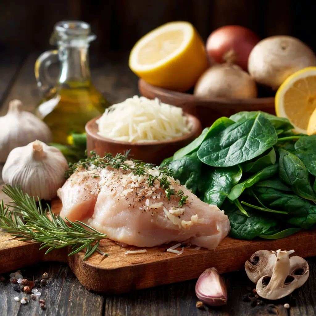 Crockpot Spinach Chicken Recipe 3 Crockpot Spinach Chicken ingredients