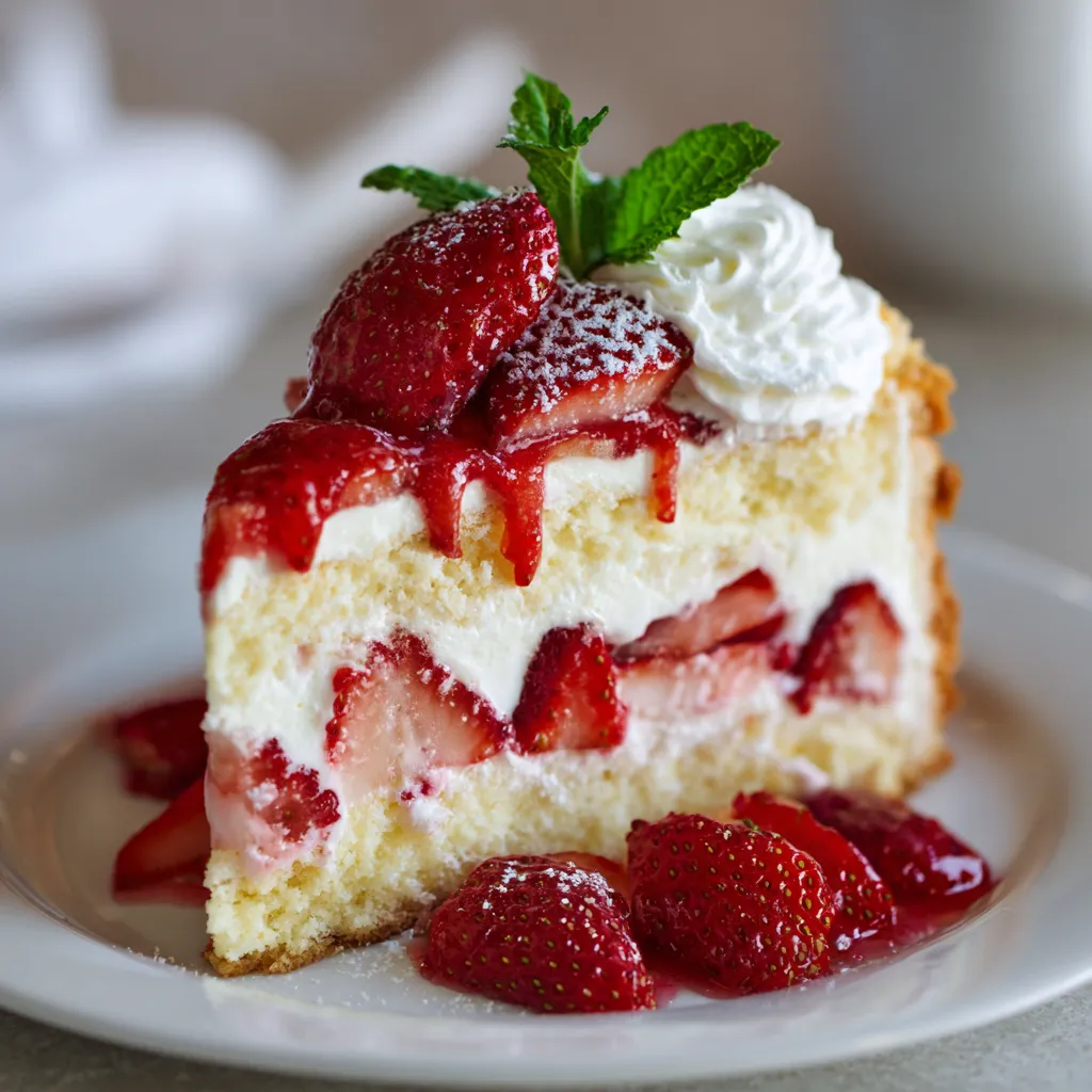 Strawberry Shortcake Cheesecake 2 Strawberry Shortcake Cheesecake
