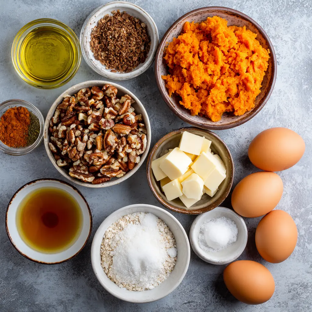 Classic Sweet Potato Casserole 3 SWEET POTATO CASSEROLE recipe ingredients