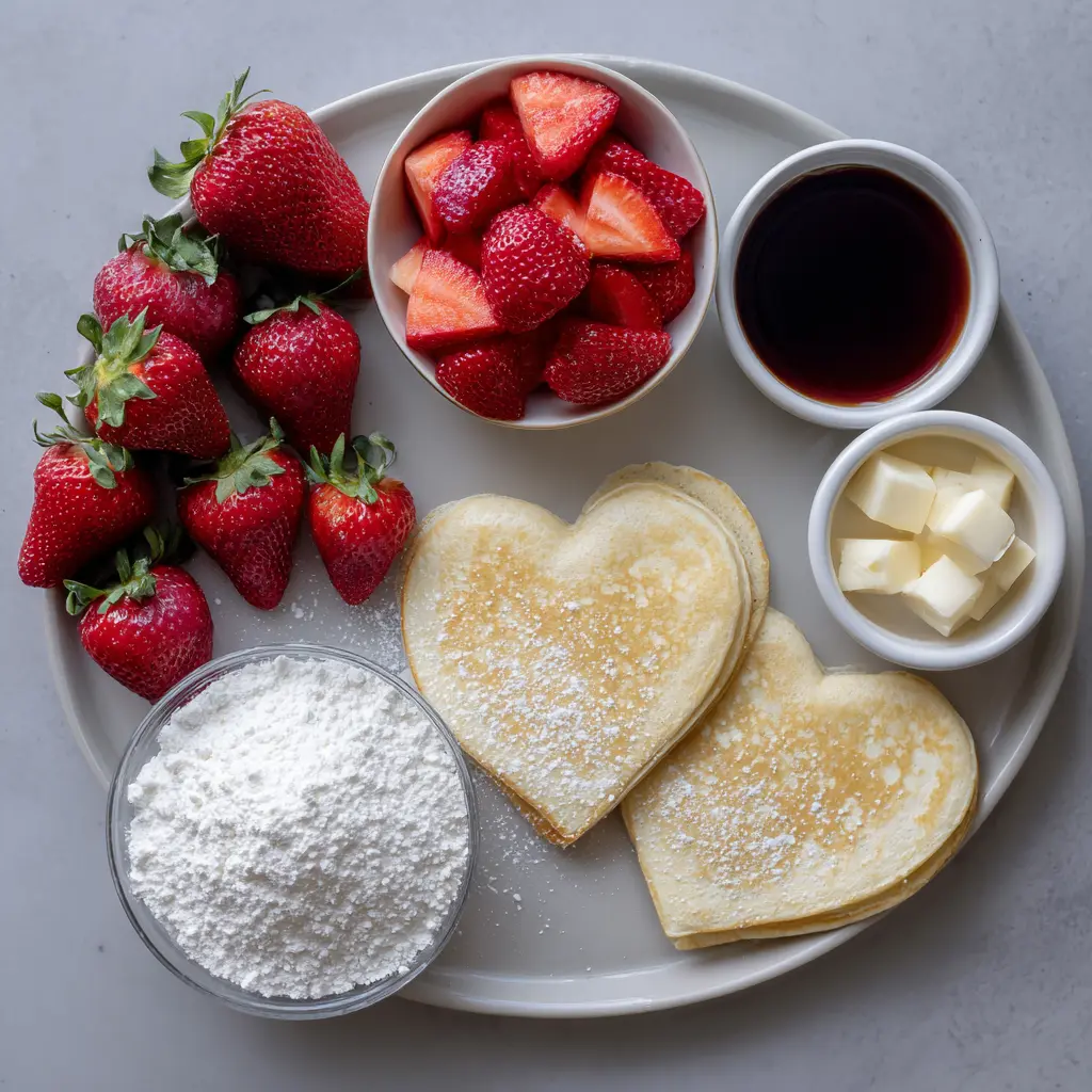Fluffy Heart Shaped Pancakes 3 Heart Shaped Pancakes ingredients