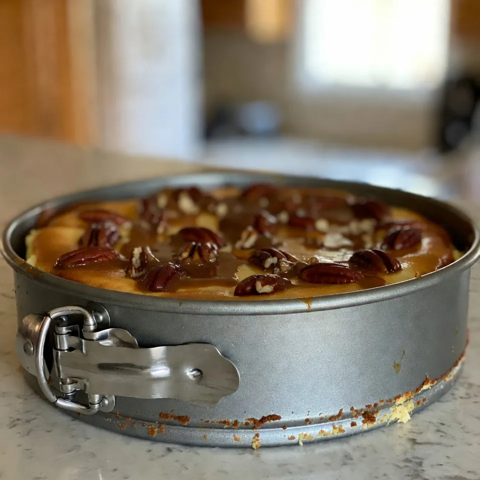 pecan caramel cheesecake