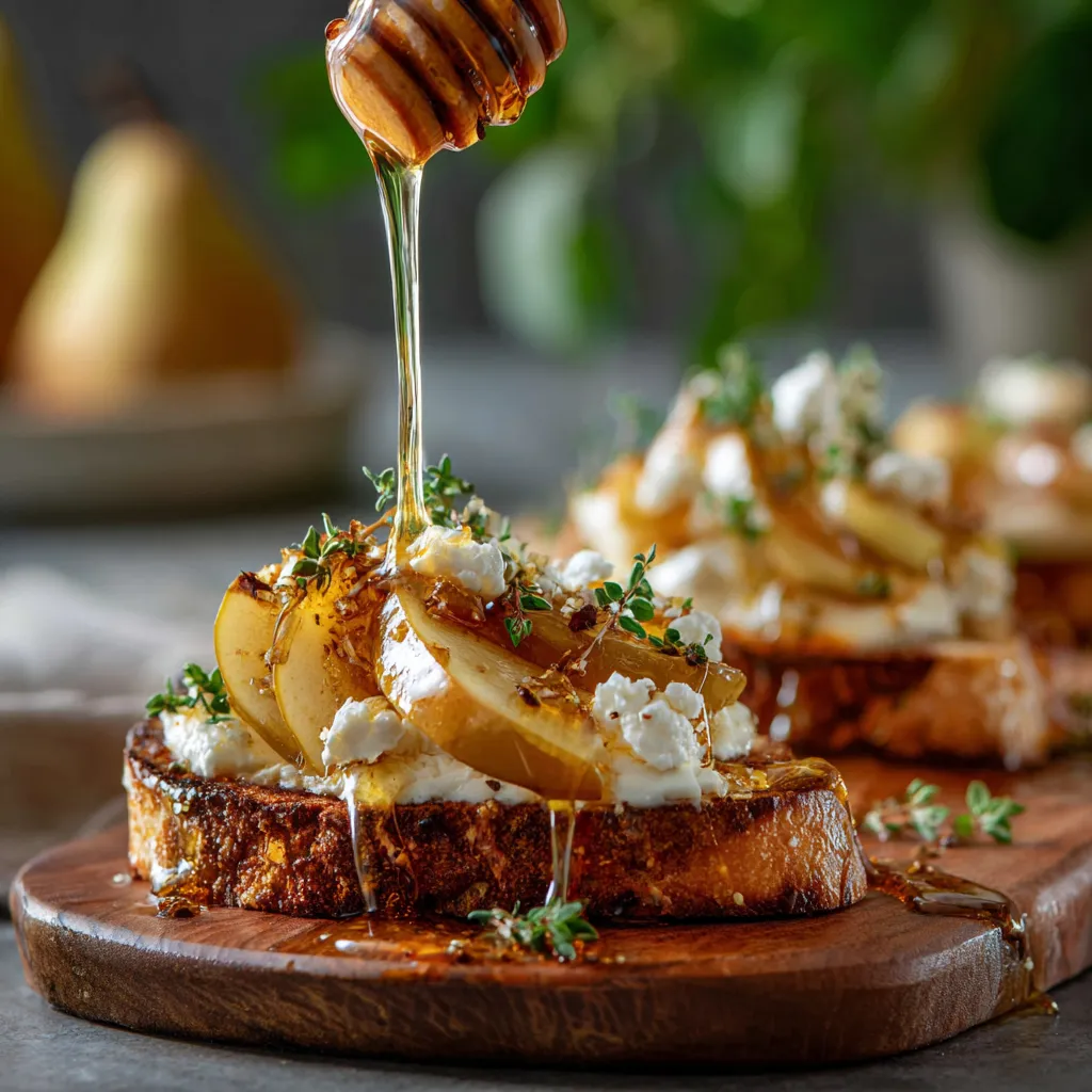 Pear Honey Ricotta Toast That Feels Elegant, Light, and Comforting 2 Pear Honey Ricotta Toast