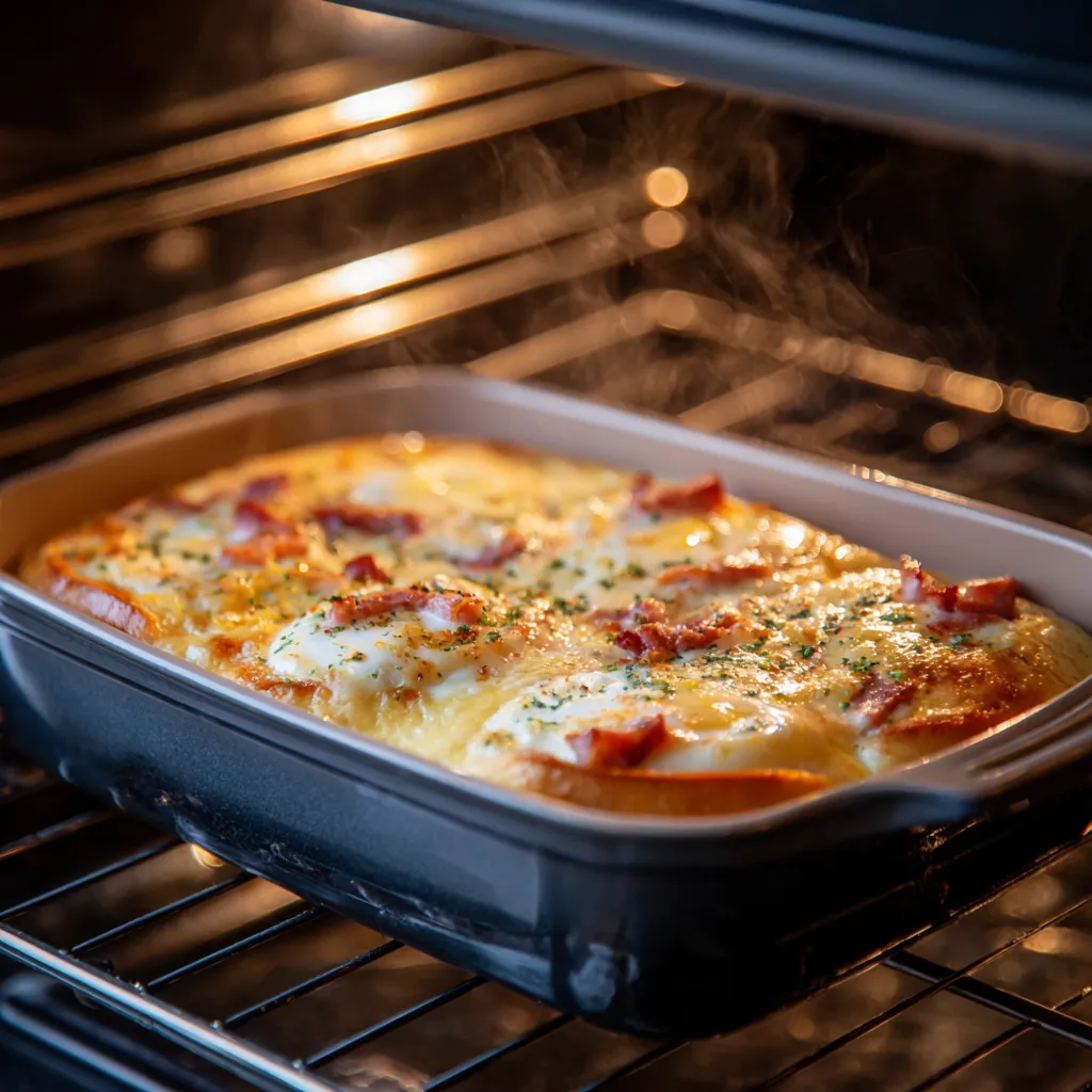 Eggs Benedict Casserole That Turns a Brunch Classic into an Easy Comfort Bake 4 baking Eggs Benedict Casserole