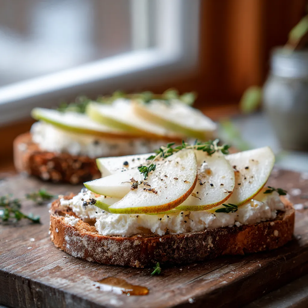 Pear Honey Ricotta Toast That Feels Elegant, Light, and Comforting 7 Pear Honey Ricotta Toast